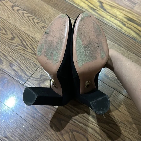 Aquazzura booties with mink Pom Pom’s - Picture 9 of 11